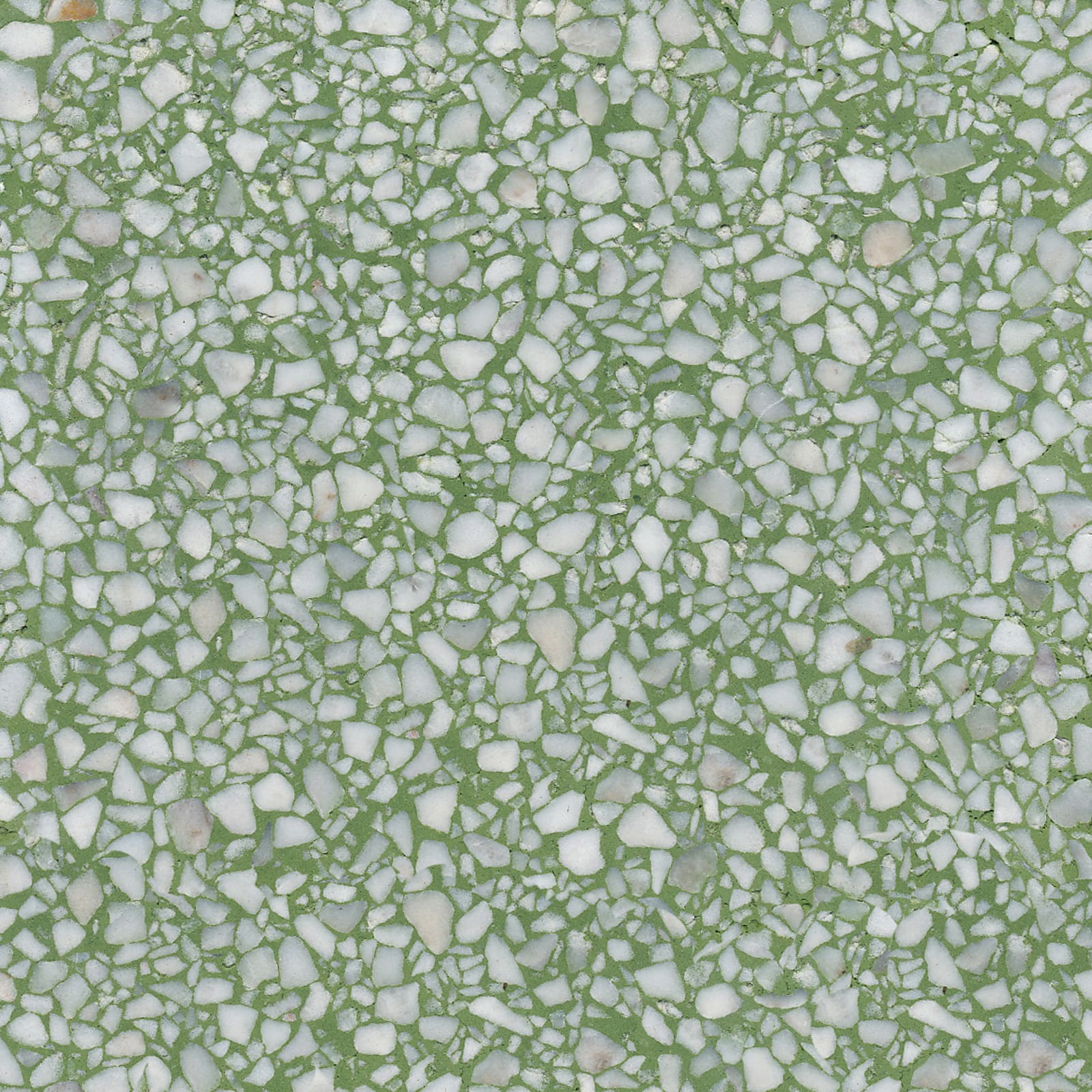 VIA Terrazzoplatte grob in grün