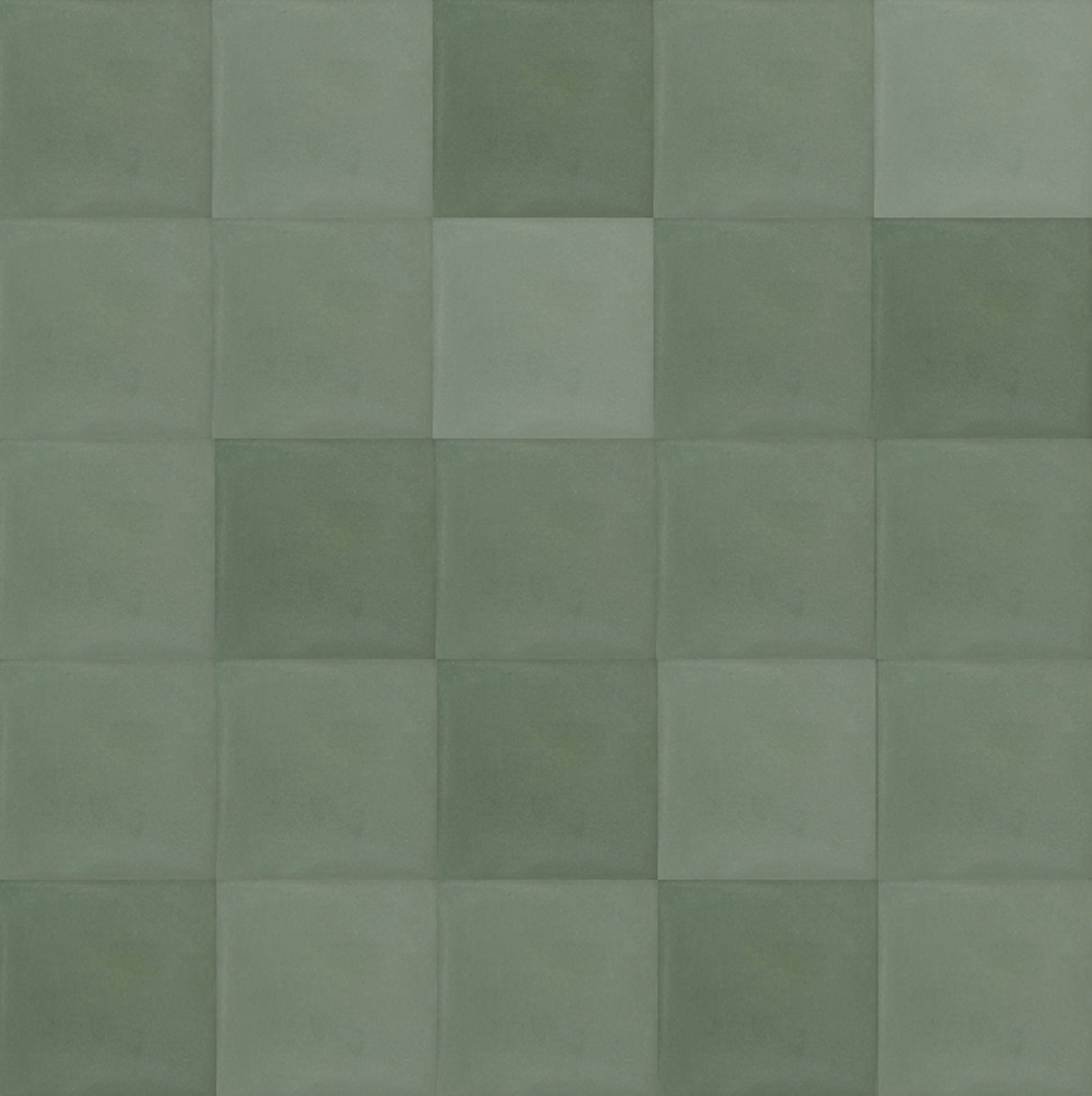 Changieren Zementmosaikplatten graugrün
